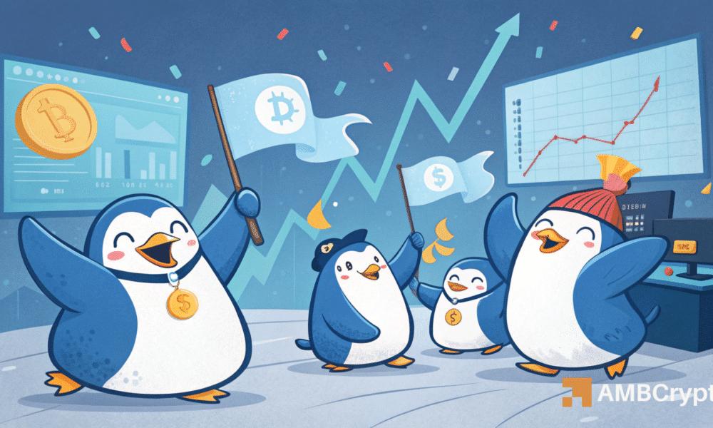 PENGU 上涨 11% 后触及关键支撑位——突破在即?